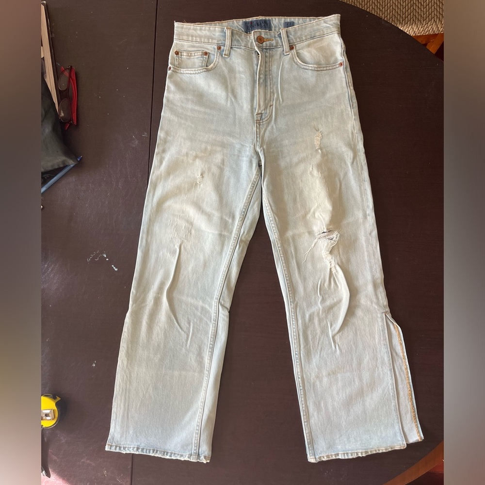 Lucky Brand Light Blue Split Flare Jeans